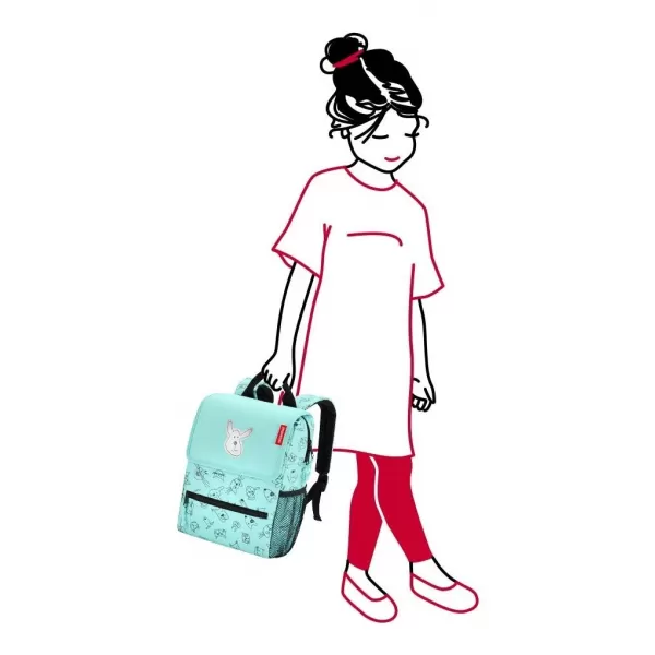  Hátizsák REISENTHEL BACKPACK KIDS MACSKÁK ÉS KUTYÁK MENTA 