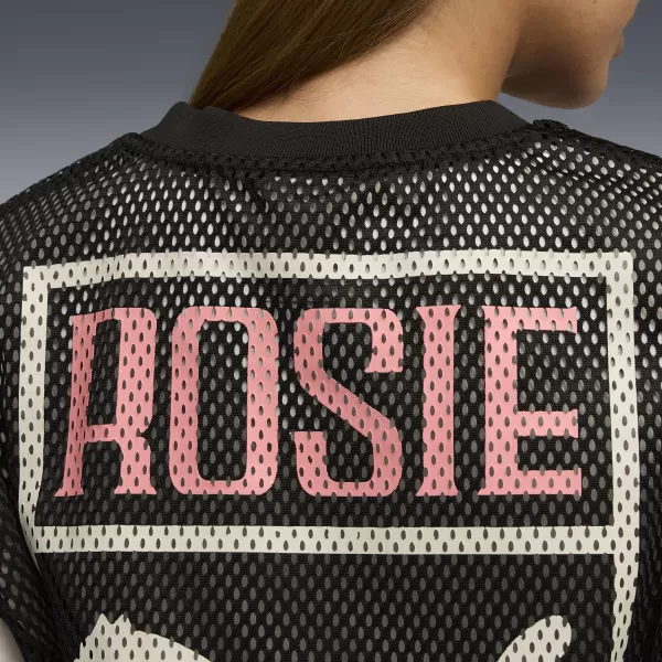  Tartály teteje PUMA X ROSÉ RELAXED MESH TOP 63380401 PUMA FEKETE 