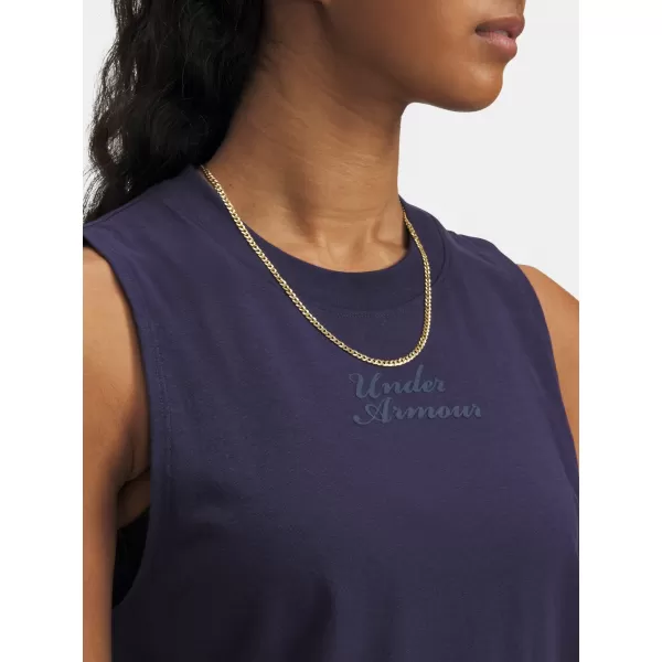  Női felső UNDER ARMOUR UA VARSITY TANK 6005631-410 KÉK 
