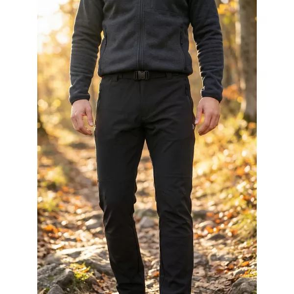  Férfi softshell nadrág ALTISPORT CORRON FEKETE 