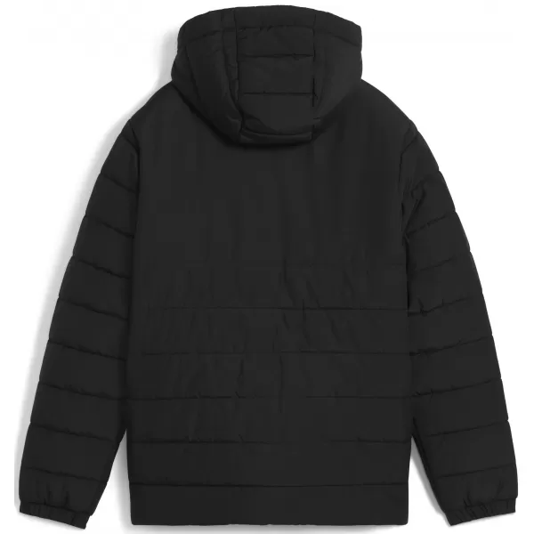  Kabát PUMA TEAMADDITIONS HOODED PADDED JACKET JR 65973803 PUMA FEKETE/PUMA EZÜST 