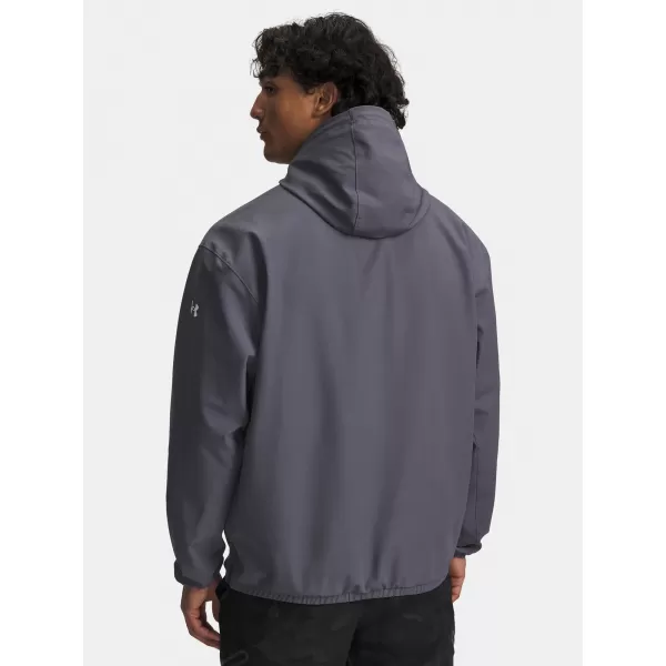  Férfi dzseki UNDER ARMOUR UA UNSTOPPABLE WVN HOODIE 6003864-025 SZÜRKE 