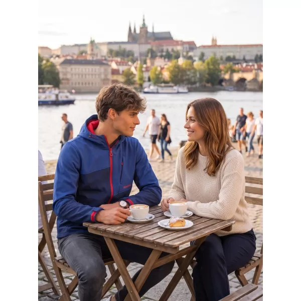 Férfi softshell dzseki ALTISPORT GAN KÉK 