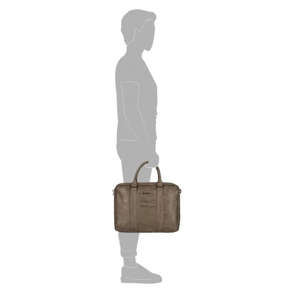  Táska ENRICO BENETTI ROTTERDAM 15 NOTEBOOK BAG KÖZEPES SZÜRKÉS 