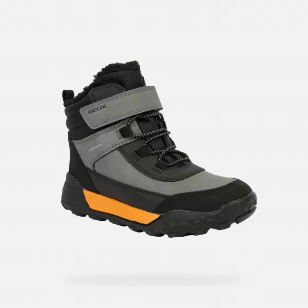  Fiú téli csizma GEOX TREKKYUP B ABX J46MBE0MEMSC0036 FEKETE 