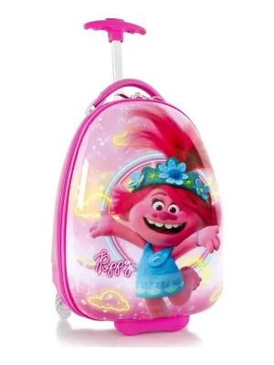 Bőrönd HEYS KIDS TROLLS 2W RÓZSASZÍN