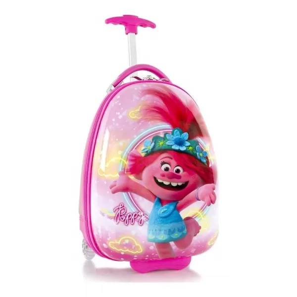  Bőrönd HEYS KIDS TROLLS 2W RÓZSASZÍN 