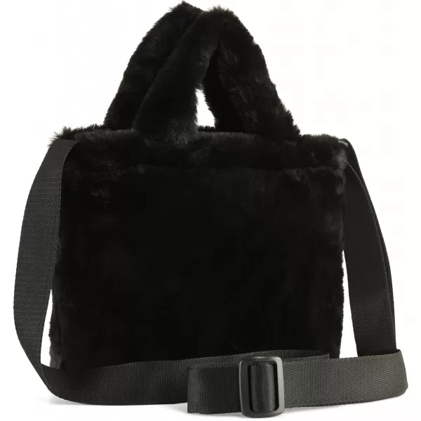  Női táska PUMA UP FAUX FUR MINI SHOPPER BAG 09171301 PUMA FEKETE 