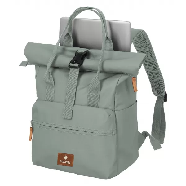  Hátizsák TRAVELITE BASICS SHORT HANDLE ROLL-UP MENTA 