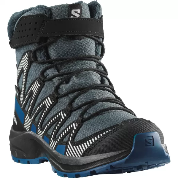  Gyerekcipők SALOMON XA PRO V8 WINTER WATERPROOF J TURBULENCIA/FEKETE/SÖTÉTKÉK 