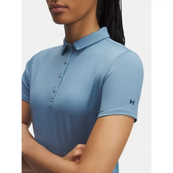  Női póló UNDER ARMOUR UA PLAYOFF SS POLO 1383612-418 KÉK 