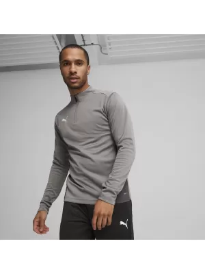Ing PUMA TEAMGOAL TRAINING 1/4 ZIP TO 658629_13 ÖNTÖTTVAS/FEHÉR/ÁRNYÉKSZÜRKE