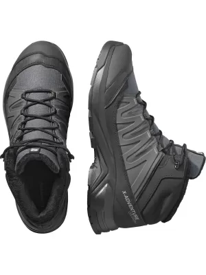 Férfi cipők SALOMON X-ADVENTURE COLDRUSH WATERPROOF ASZFALT/FEKETE/ÖTVÖZET