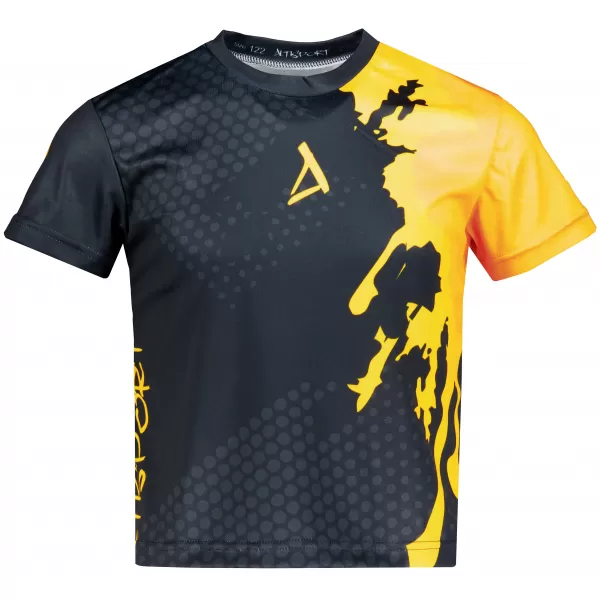  Gyermekfunkciós T -piró prémium ALTISPORT VOJ/ALM112TR01 FEKETE-FLUO NARANCS 