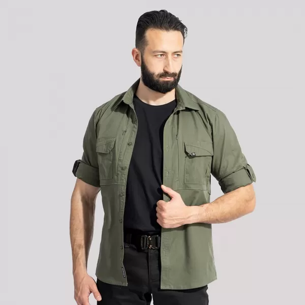 Férfi ing PENTAGON PLATO SHIRT K02019 KHAKI 