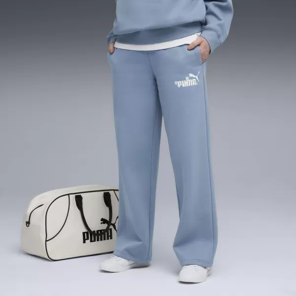  Hölgyek PUMA ESS NATURE 2 0 COMFORT LOGO STRAIGHT PANTS FL OP 68808134 HŰVÖS KÉK 