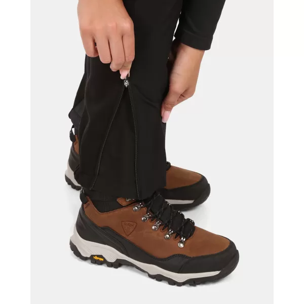  Női softshell nadrág KILPI NUUK-W ZL0412KI FEKETE 