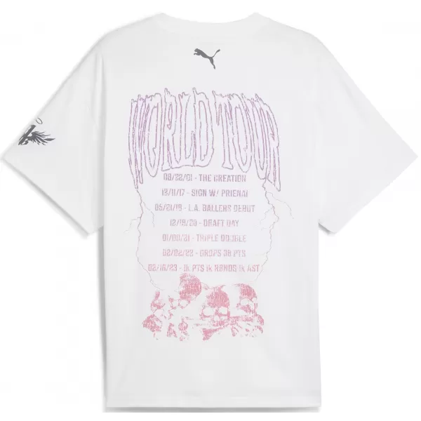 Ing PUMA MELO WORLD TOUR-NAMENT TEE I 63237201 PUMA FEHÉR 
