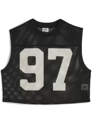 Tartály teteje PUMA X ROSÉ RELAXED MESH TOP 63380401 PUMA FEKETE