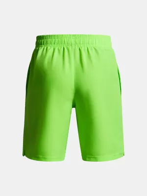 Fiú rövidnadrág UNDER ARMOUR UA TECH WOVEN WORDMARK SHORT 1383341-389 ZÖLD