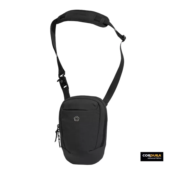  Ház PENTAGON CONSUL VERTICAL SLING POUCH K16114 FEKETE 