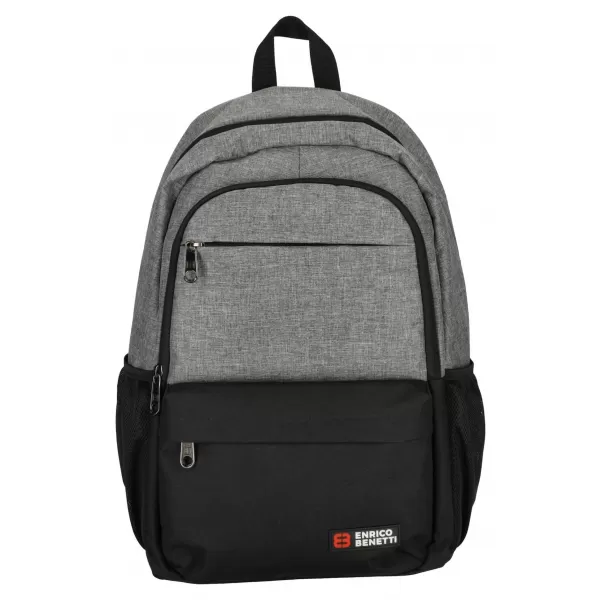  Hátizsák ENRICO BENETTI HAMBURG NOTEBOOK BACKPACK 23 L VILÁGOSSZÜRKE 