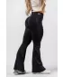 Formázó, varrat nélküli, kiszélesedő leggings FLOW SEAMLESS 498 BLACK Nebbia