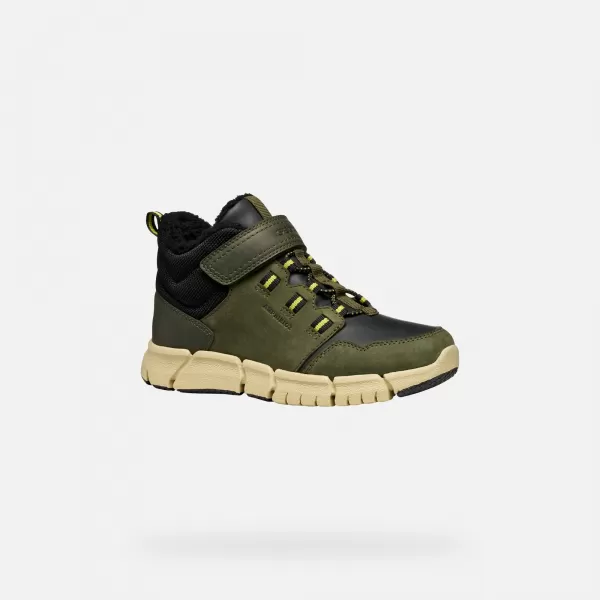  Fiú bokacsizma GEOX FLEXYPER B ABX J949XA032MEC0498 KHAKI 