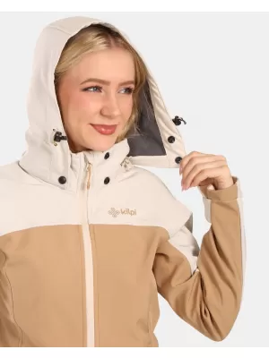 Női softshell kabát KILPI RAVIA-W ZL0125KI BÉZS