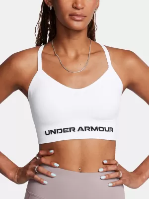 Női melltartó UNDER ARMOUR VANISH SEAMLESS LOW BRA 1384417-100 FEHÉR