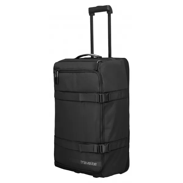  Táska TRAVELITE KICK OFF WHEELED DUFFLE L FEKETE 