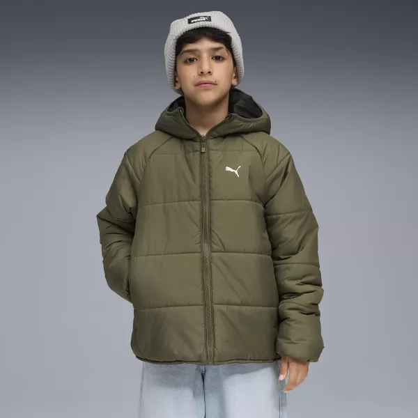  Kabát PUMA REVERSIBLE PUFFER JACKET 68840781 LOBEN ZÖLD 