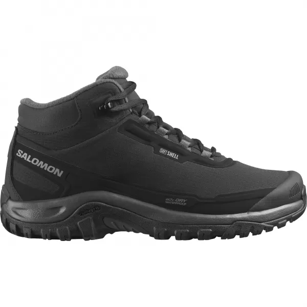  Férfi cipők SALOMON SHELTER WATERPROOF FEKETE/ASZFALT/CASTLEROCK 