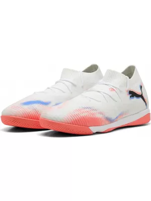 Csizma PUMA FUTURE 8 MATCH IT 10859801 WHITE/ FEHÉR/PUMA FEKETE/IZZÓ PIROS