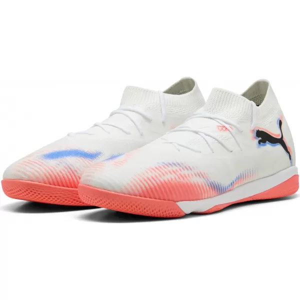  Csizma PUMA FUTURE 8 MATCH IT 10859801 WHITE/ FEHÉR/PUMA FEKETE/IZZÓ PIROS 