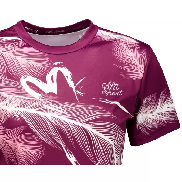  Női prémium crop top ALTISPORT VOJ/ALW001TR07 FUCHSIOVÁ FUKSZIA 