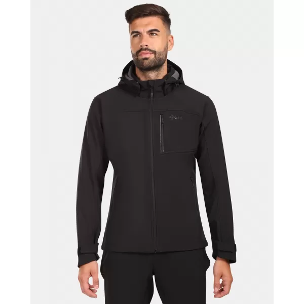  Férfi softshell kabát KILPI RAVIO-M ZM0129KI FEKETE 