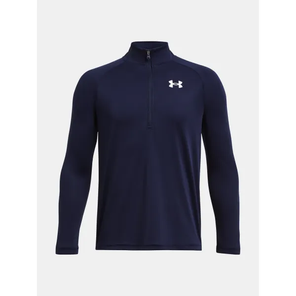  Fiú póló UNDER ARMOUR UA TECH 2.0 1/2 ZIP 1363286-411 KÉK 