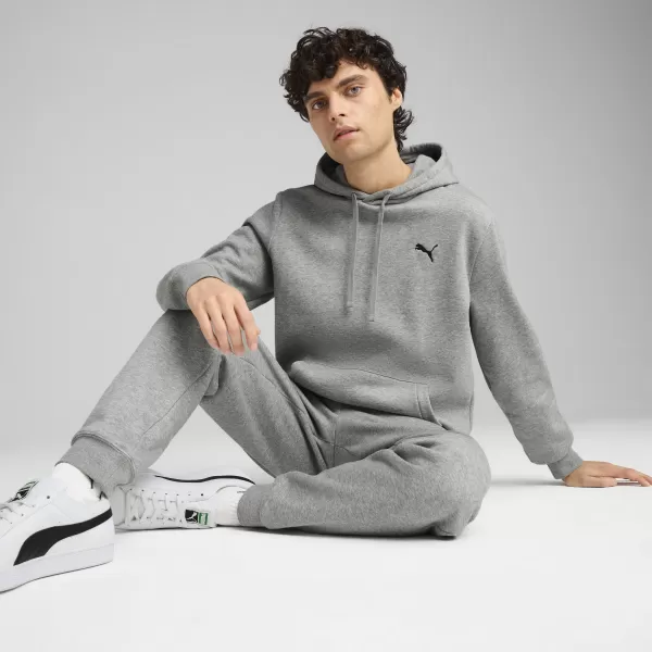  Férfi pulóver PUMA ESS HOODIE FL 68257803 KÖZÉPSZÜRKE HANGA 
