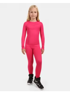 Lányok termonadrág KILPI OLINE-JG ZJ0505KI RÓZSASZÍN