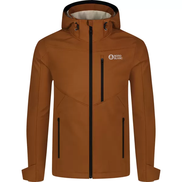  Férfi softshell kabát NORDBLANC NBWSM8263 PUŠTÍK BARNA 
