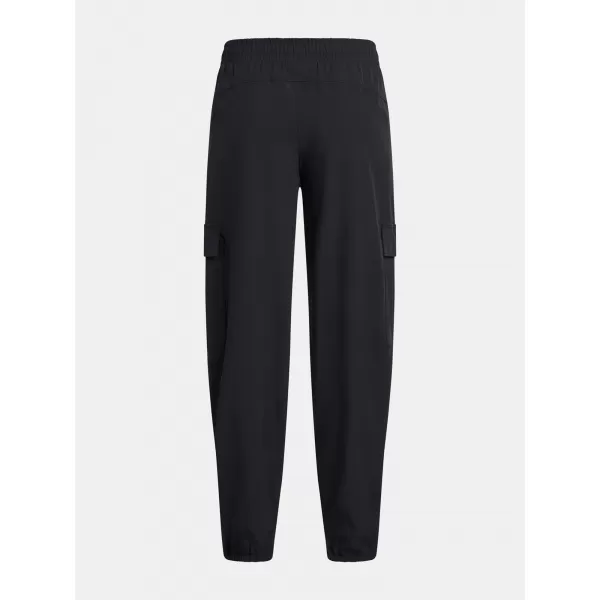  Lány sportnadrág UNDER ARMOUR UA RIVAL WOVEN CARGO PANTS 1386527-001 FEKETE 