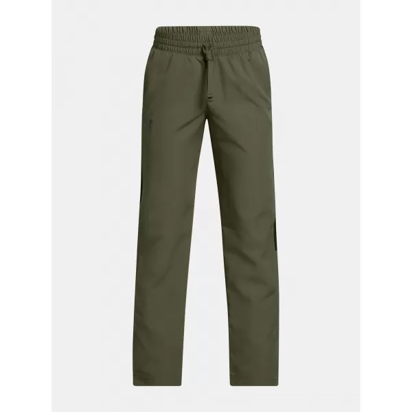  Fiú sportnadrág UNDER ARMOUR UA B RIVAL WVN PANT 1390155-390 ZÖLD 