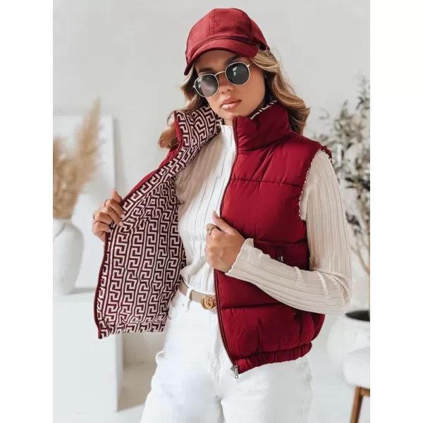  Női kabát DSTREET TY4972 BORDÓ 