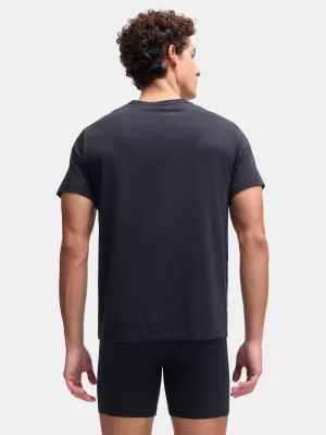 Férfi póló UNDER ARMOUR M UA PERF COTTON CREW NECK-2PK 6007621-001 FEKETE
