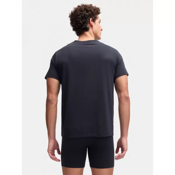  Férfi póló UNDER ARMOUR M UA PERF COTTON CREW NECK-2PK 6007621-001 FEKETE 