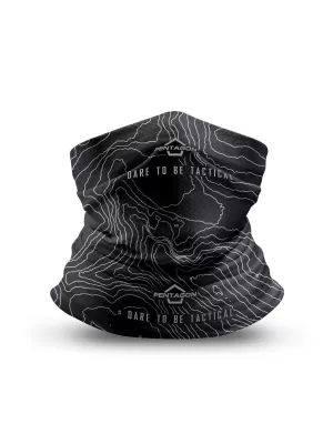 Nyakkendő PENTAGON SKIRON TOPOGRAPHIC MAP K14013 FEKETE