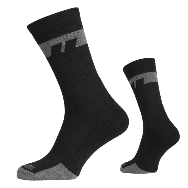  Zokni PENTAGON ALPINE MERINO SOCKS MID EL14016 01 EL14016 FEKETE 