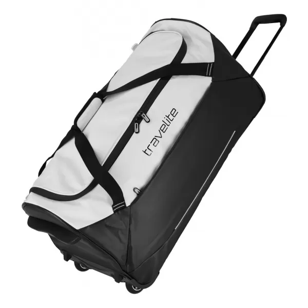  Táska TRAVELITE BASICS TROLLEY TRAVEL BAG FEKETE/FEHÉR 