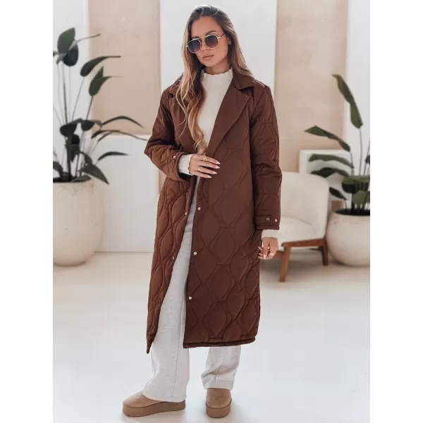  Női kabát DSTREET TY4939 BARNA 